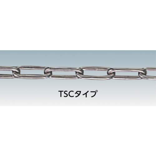 TRUSCO Stainless Steel Cut Chain, 4.0mm x 1m, TSC-401
