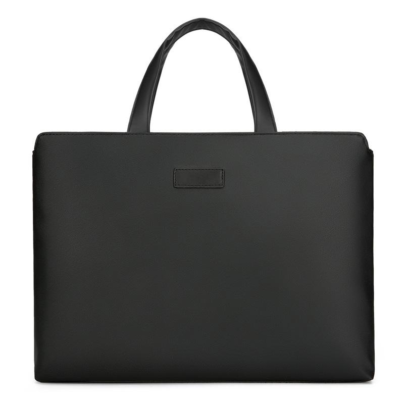 TS JYL laptop bag,Men Oxford Cloth Briefcase Office Meeting Bag Simple PU Leather Handbag