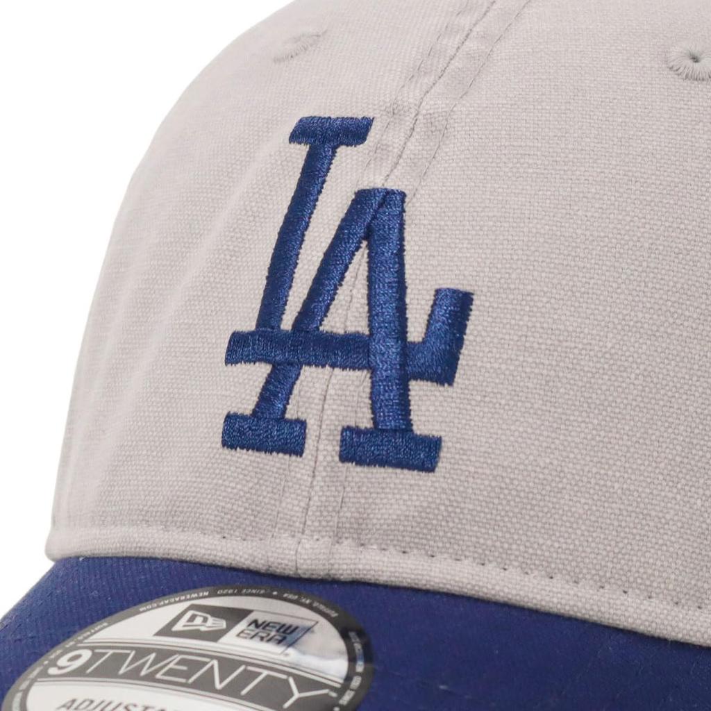 New Era 920 Washed Duck Los Dod Gray Droy 9TWENTY MLB LA NER36C1995 M/L Cap, Gray/Dark Royal, 14388749,