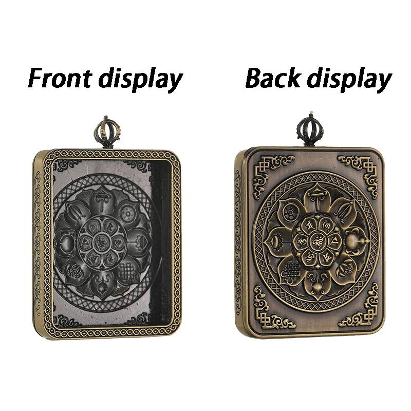 Ciondoli Buddha Tibetani Ciondoli Scatola Ciondolo Donna Ciondolo per Collana Coppia Regalo Vacanza Moderno Creativo Tradizione Lega Fatto a Mano Ciondolo Ornamenti Figurine
