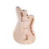 MZB T DIY Electric Guitar Unfinished Body Guitar Barrel Blank Basswood Guitar Body