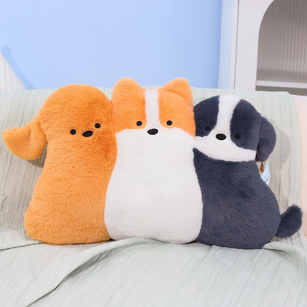 Animal Plush Toy Pillow Set With Polyester Fiber Filling For Home Decor And Napping
