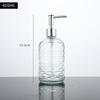 OIMG Wavy Glass Pump Dispenser Bottle