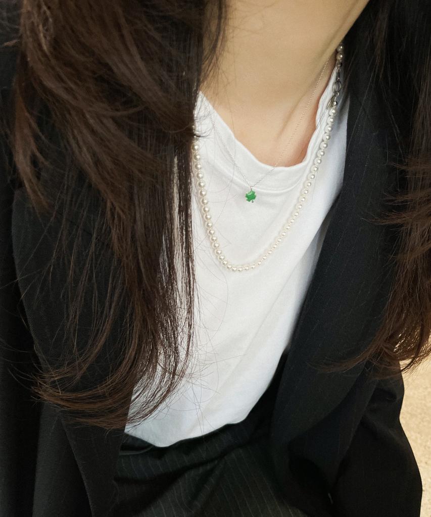 Ourthings Melting Clover Necklace