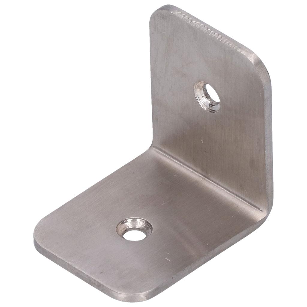 50x50mm Corner Brace, Stainless Steel Right Angle Bracket for Shelf Support with Strong Fixing and Load Bearing Capacity, for Furniture Closet Cabinet