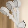 Suction Cup Shower Head Holders Strong Adhesive Wall Mount Adjustable Angle Shower Brackets Quick Fixing for Bathroom