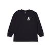 Levis Logo Print Crewneck Pullover Sweatshirt Women Tops Black A0462-0012