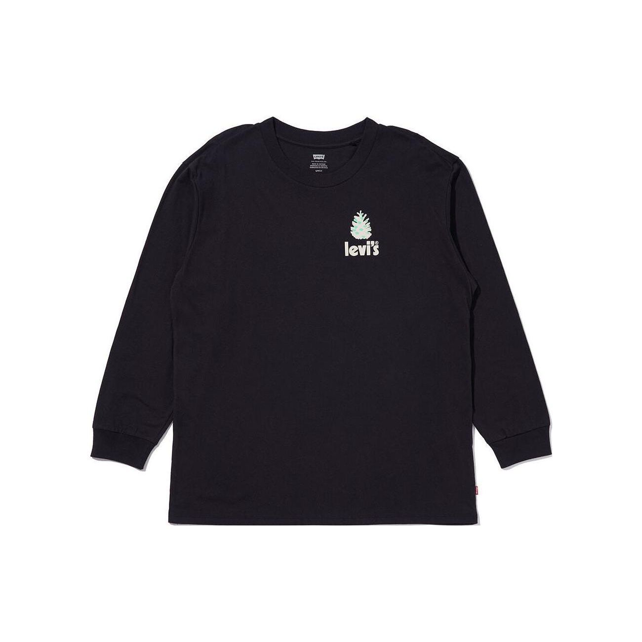 

Пуловер с круглым вырезом и принтом логотипа Levis, женские топы, черный A0462-0012 M