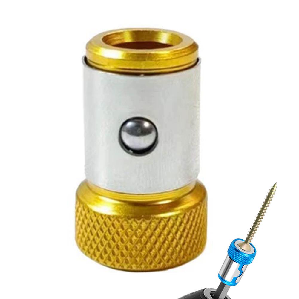

Upgraded Screwdriver Head Magnetic Cross Phillips Magnet 1/4 Strong Magnetizer Removable Part Adapter Screw Driver Power To
