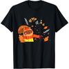 Maple Cat Leaf Fall Hello Autumn Funny Cat Kitten Lover Cotton Men T Shirt S