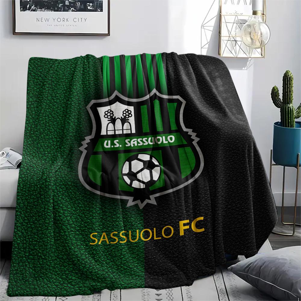 

Sassuolo Football Club,pattern Flannel Blanket, High quality Comfortable for All Seasons, Home Decor, Warmth and Comfort, Perfect for Gifts. 80cm x 120cm