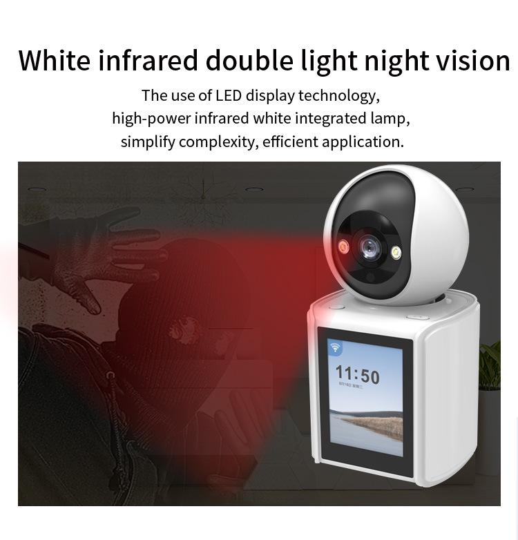 ICsee WiFi Surveillance Camera: Indoor Baby Monitor with One-Key Call and Two-Way Video