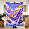 Care Bears Print Blanket - Soft & Comfortable, for Bedroom, Travel, Sofa, Home Decoration - Birthday Christmas Gift for Friend