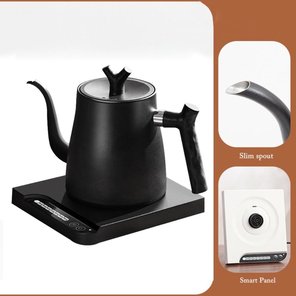Adjustable Temperature Pour Over Coffee Kettle Heating Base Electric Water Pot  Brew Tea