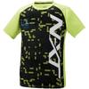 Mizuno Training Short Safety Size M N-XT T-Shirt, Sleeve, Moisture-Wicking, Quick-Drying, Yellow, (32JA1210)