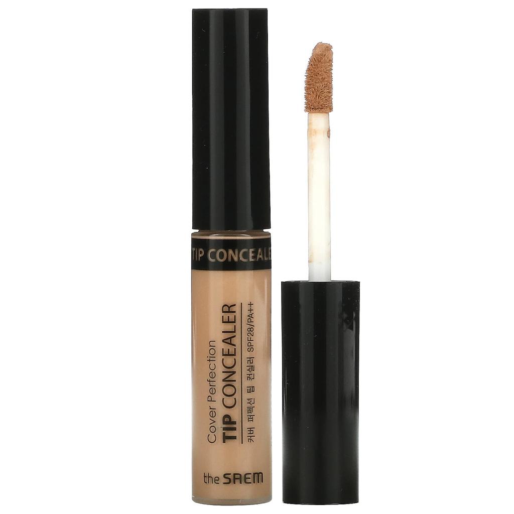 The Saem, Cover Perfection, Tip Concealer, SPF 28 PA++, Contour Beige, 0.23oz