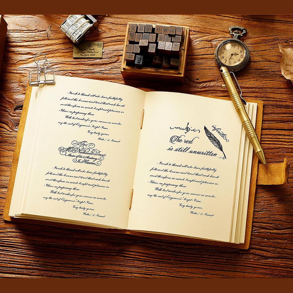 Handmade Genuine Leather Sketchbook & Diary