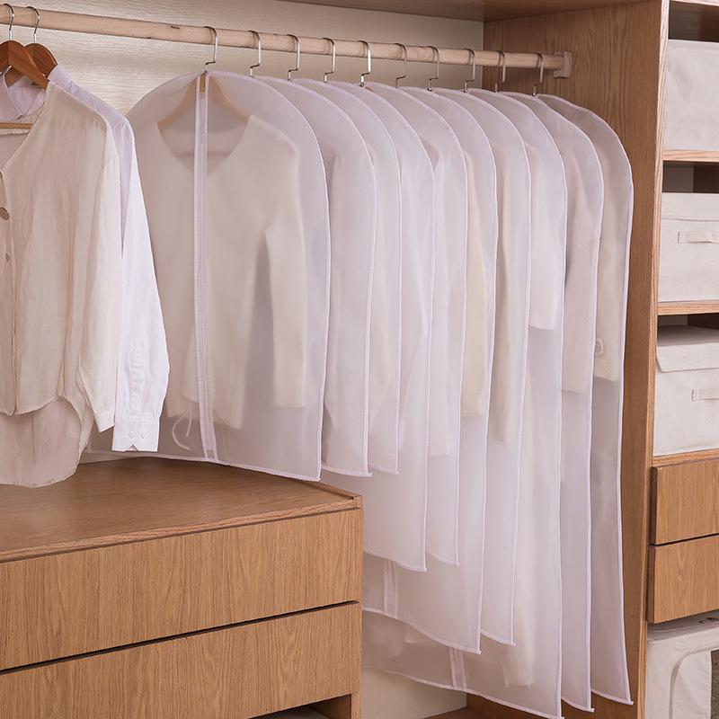 Translucent Extra-Large Wardrobe Hanging Suit Dust Cover