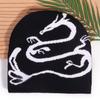 Animal Dragon Pattern Knitted Cap Cold Breathable And Fashionable Hat Gift