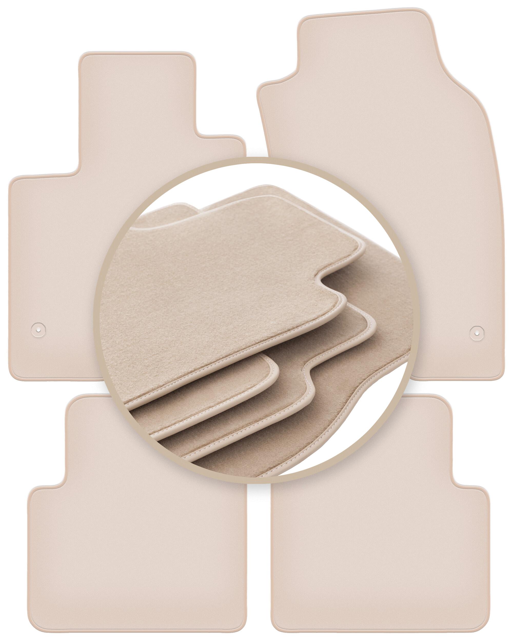 Tappetini beige PREMIUM per: Fiat Panda III hatchback 2012-