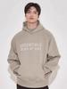 Autumn/Winter Essentials Fleece-Lined Hoodie: Trendy Men's Silicone Print