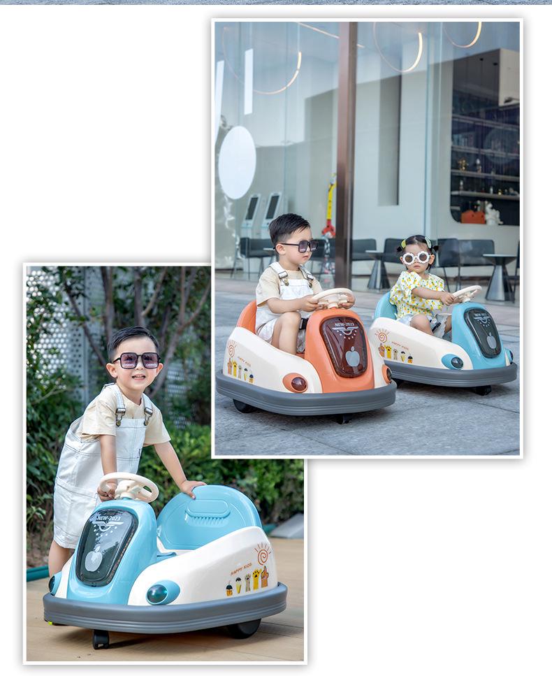 Remote Control Electric Bumper Car for Kids: Drift and Battery-Powered, Four-Wheel Toy Car for Children.