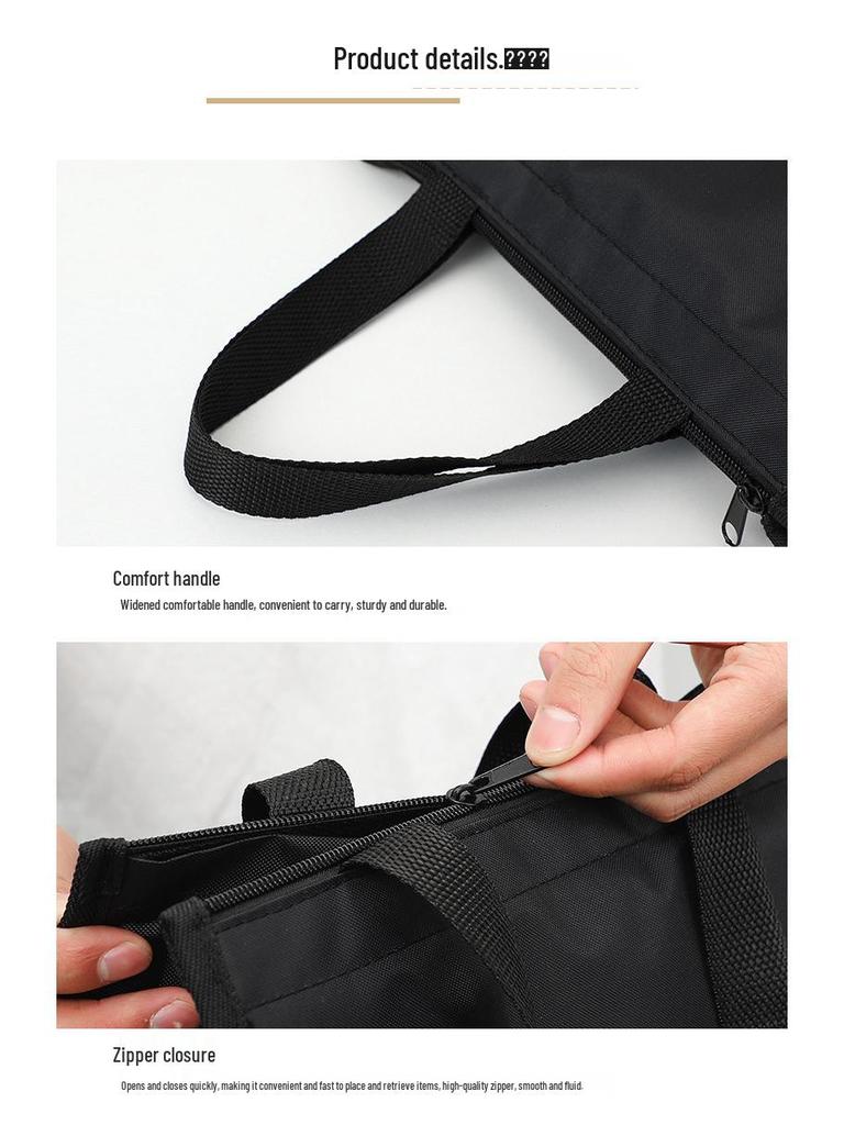 Große tragbare isolierte Lunchtasche mit verdickter Aluminiumfolie