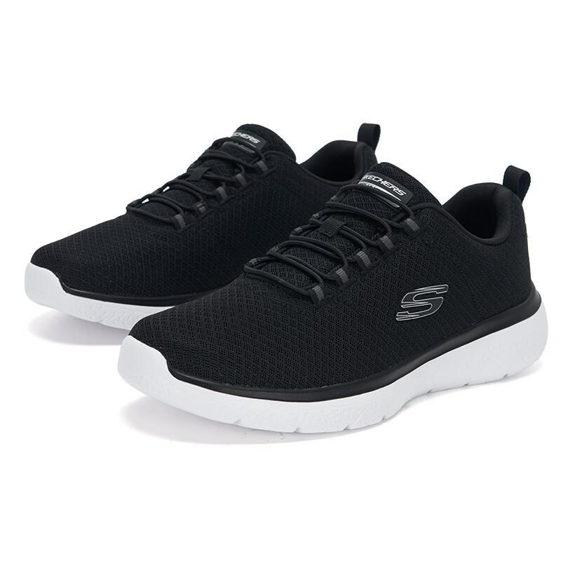 Skechers Men Breathable Light Low Casual Shoes 8790258-BKW