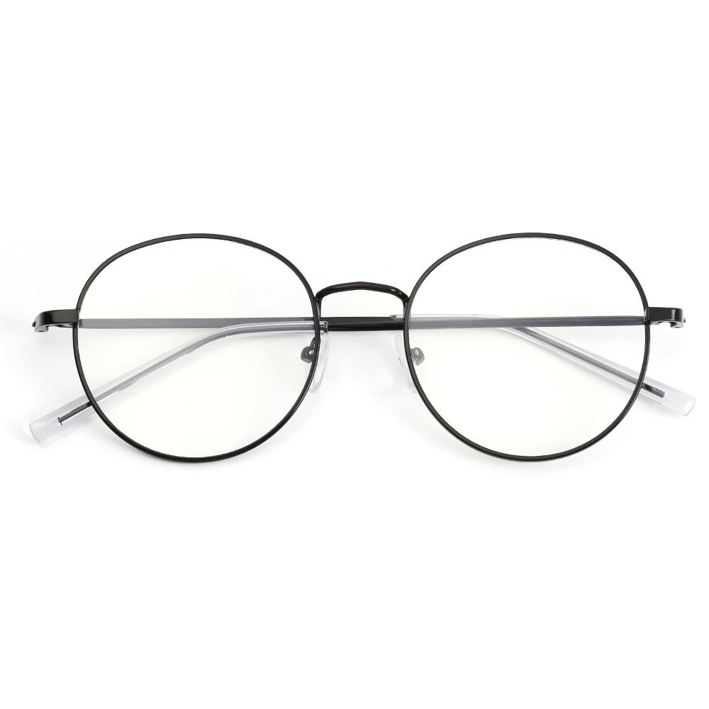 

Fashion Eye Protection Durable Computer Goggles Ultra Light Frame Anti-Blue Light Glasses Oversized Eyeglasses чорний