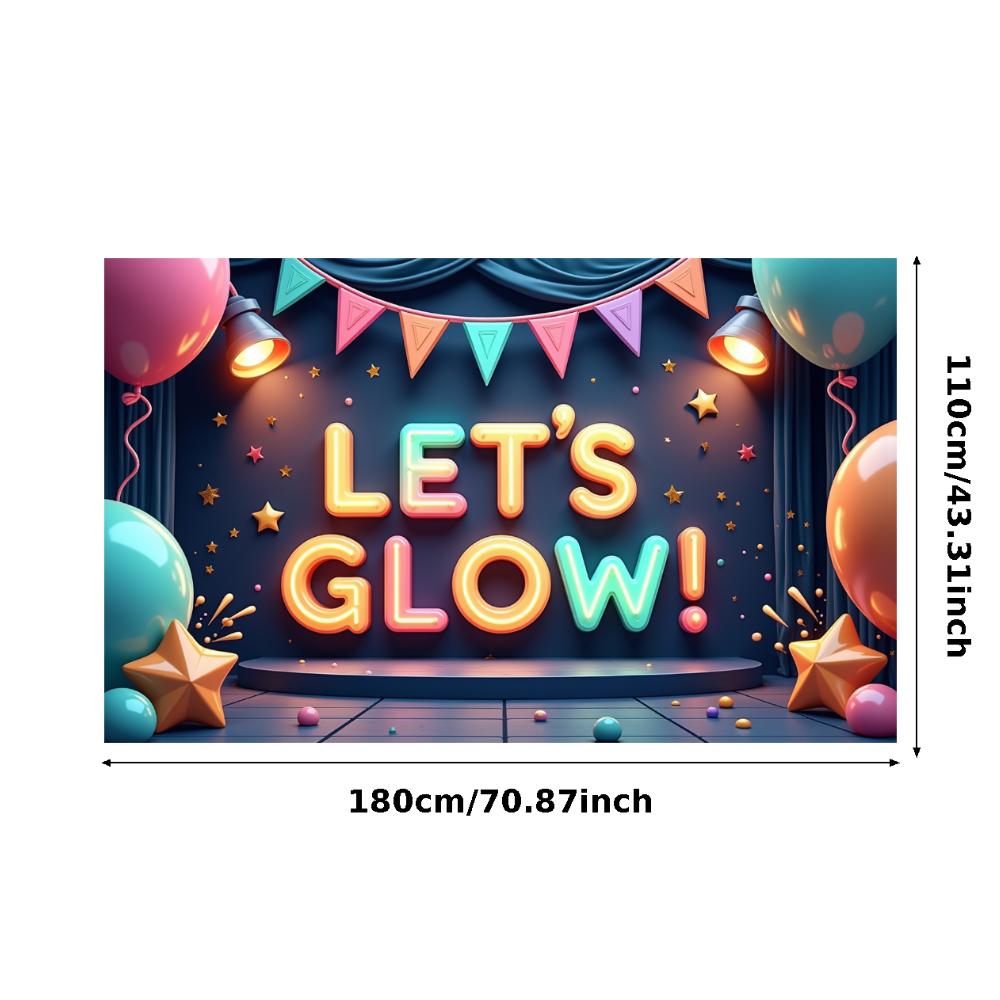 Photo Prop LED Neon Banner Party Decoration Glow Effect Neon Sign For Festival Decoration Party Celebration Night Event
