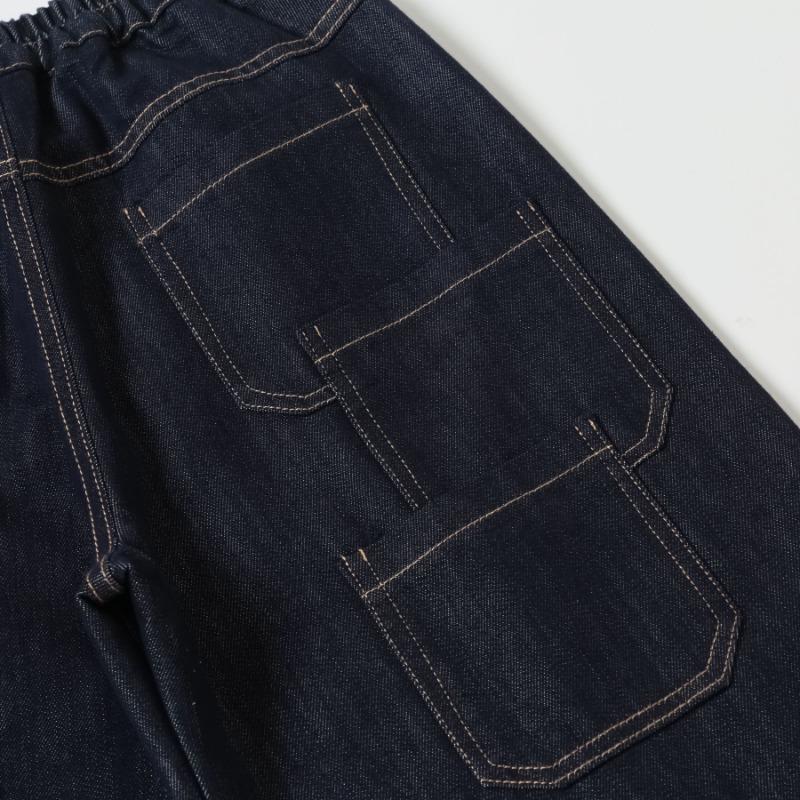 Boys Loose Fit American Vintage Style Denim Jeans With Mountain Embroidery