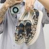 Super Light Athletic Canvas For Men Fashion Hard-Wearing Slip-On Male Footwear Breathable Casual Men  Embroidery Sneakers New