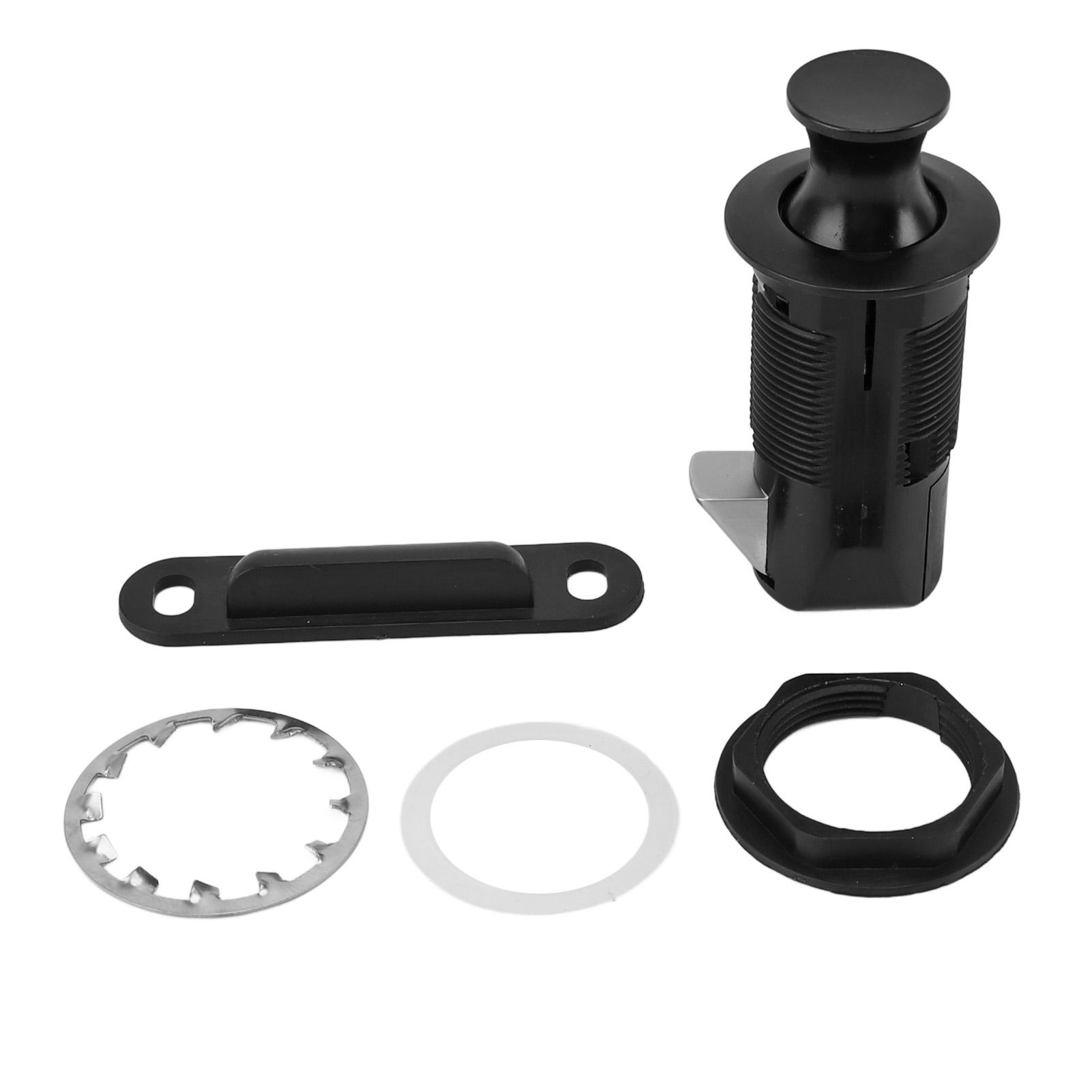 

Замок для шкафа из цинкового сплава ABS, безопасный круглый встроенный замок Push to Open для ящика для файлового шкафа