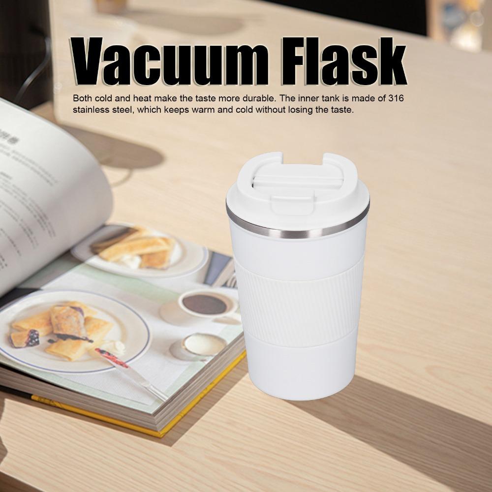 Silicone Sleeve Coffee Cup Stainless Steel Water Mug Practical Coffee Mug  Travel