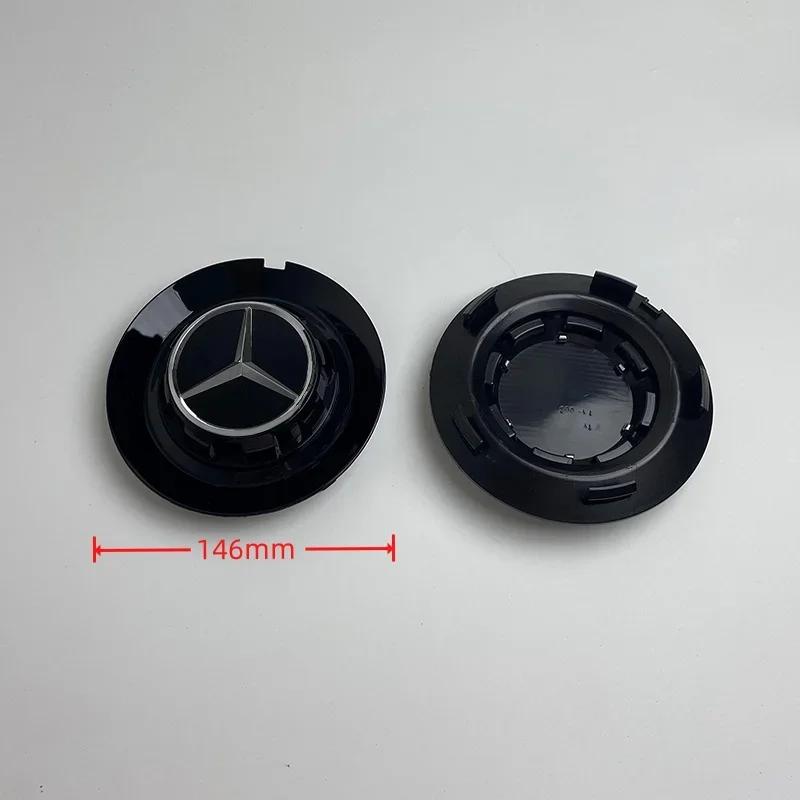 4PCS 147mm Car Wheel Center Hub Cover Cap For Mercedes Benz AMG G350 G500 G63 S680 GLS600 C-1028 17028 Badge Logo Accessories