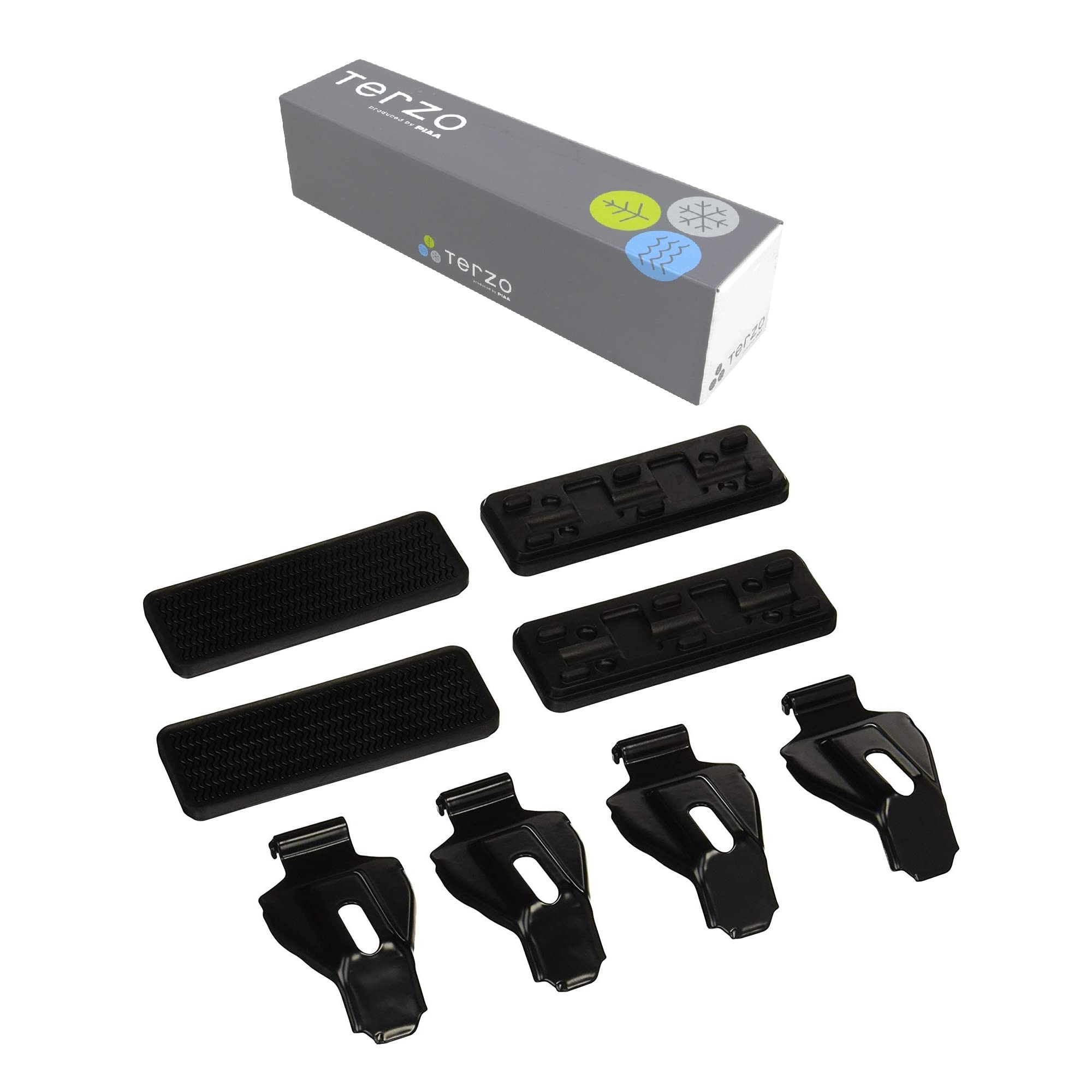 

Багажник на крышу Terzo для Nissan Serena C25 (от ПИАА) Переноска/Базовый держатель, 4, Черный, (EH336) чёрный