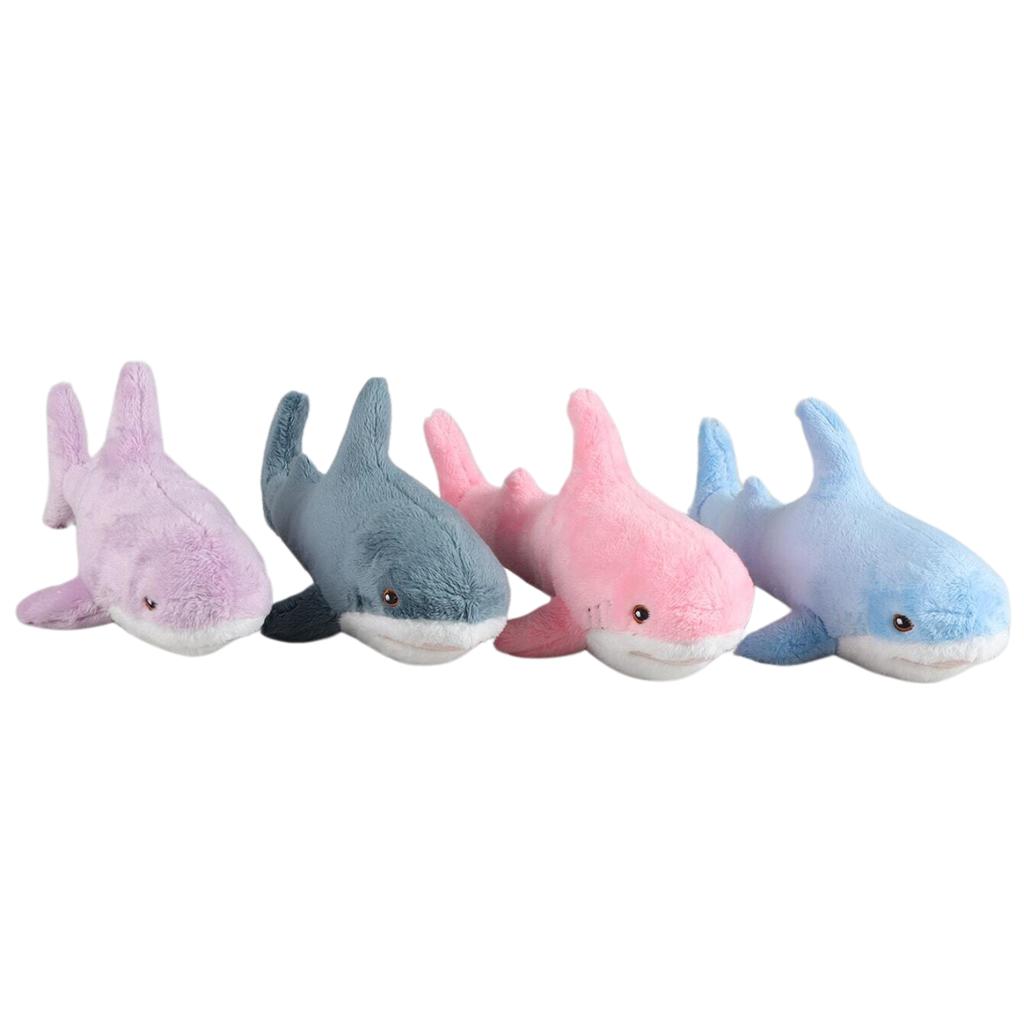 55Cm Giant Shark Animal Plush With 4 Baby Plush In Her Tummy Soft Squishy Shark Toys Giant Pillows Shark For Kids Gifts Birthday
