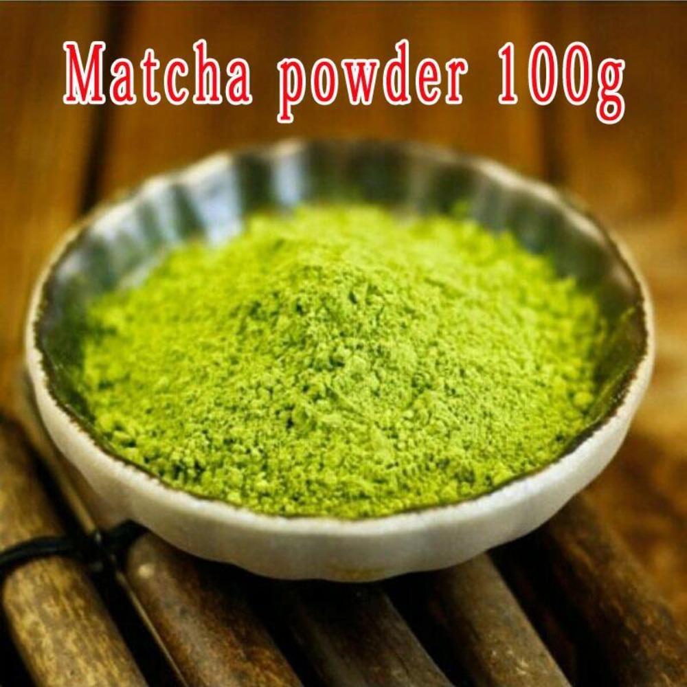 Organic Matcha Powder 100g Pure Green Tea Bags Portable Instant Health Boost Energy
