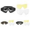 Helmbrille mit Antibeschlag-Polycarbonat-Gläsern Sicherheitsbrille für Industriearbeiten und Helmmontage