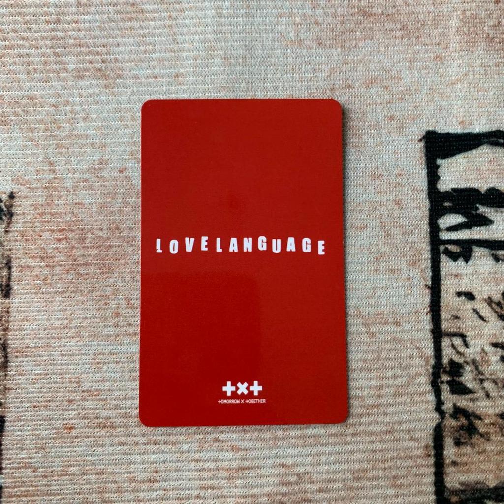 [USED] TXT Line Music Love Language Beomgyu Trading Card