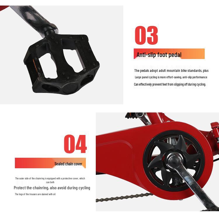Foldable Lightweight Adult Tricycle with Vegetable Basket for Elderly, Ideal for Leisure Commuting, Men, Women, and Middle-Aged Adults.
