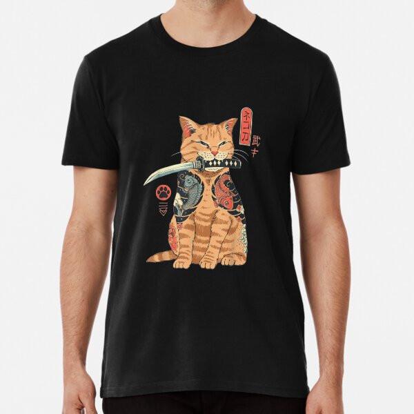 

Cat Neko Catana Anime Art For Women Teen GirT-Shirt S-5XL Best T-Shirt L