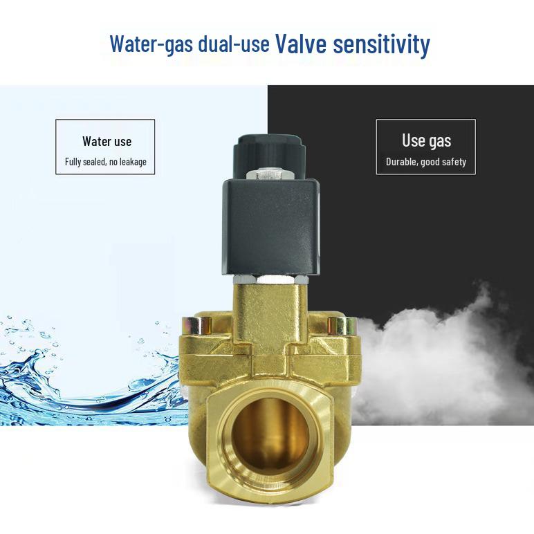 Brass 2252 Series Large Bore Diaphragm Solenoid Valve for Air/Water