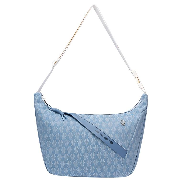 Anta Kyrie Series Fashion Versatile Casual Adjustable Strap Fabric Crossbody Shoulder Bag Unisex bags Light-Blue 192521141-2 Denim Light Blue