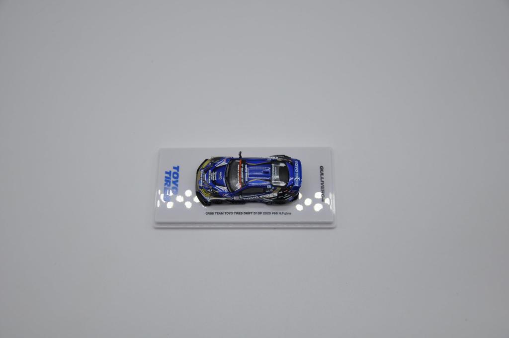 Gulliver GULLIVER64 Scale GR86 Team Toyo Tires Drift D1GP 2025 Fujino Finished Model GU64102 1/64 #66 H.