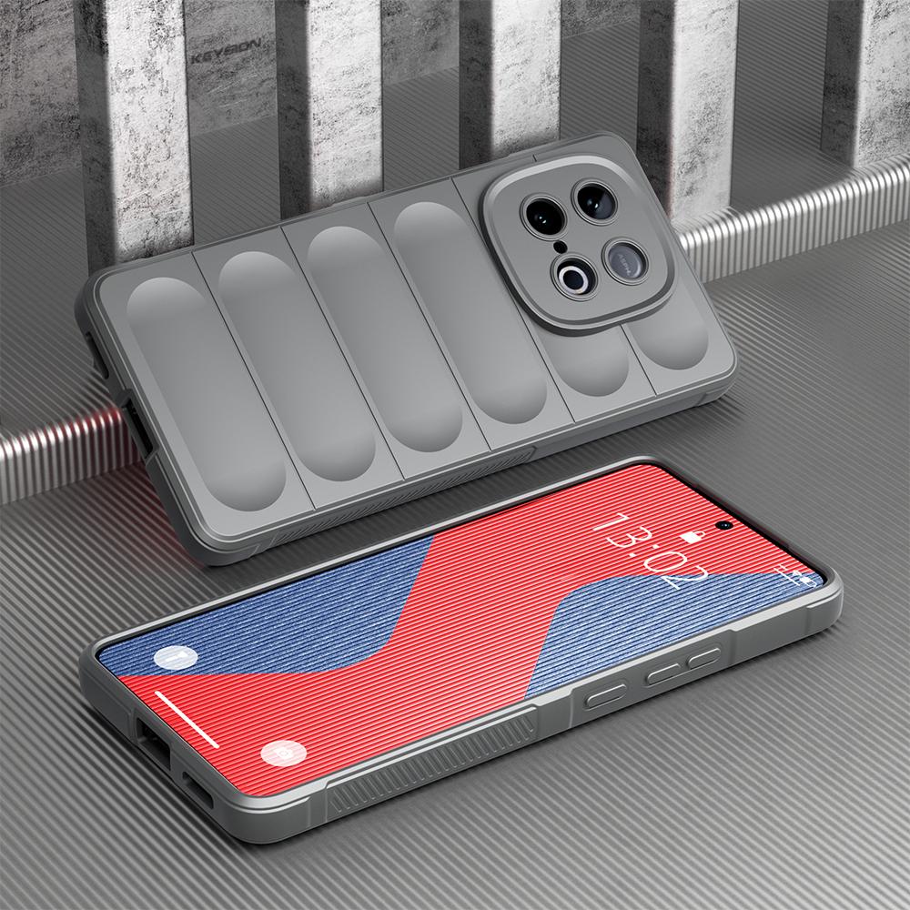 KEYSION Shockproof Matte Case for IQOO Z10 Turbo 5G Anti-skid Soft Silicone Phone Back Cover for VIVO IQOO Z10 Turbo Pro 5G