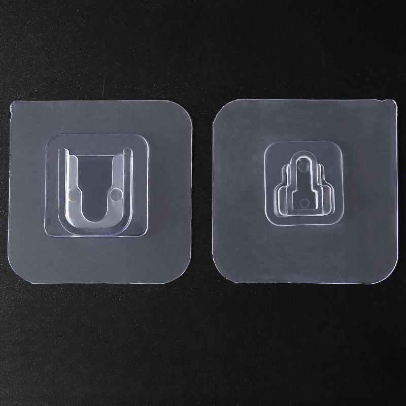 Waterproof Child And Mother Buckle Door Hook, Strong Glue, No Punching, Wall Hanging, Load-Bearing Paste, Non-Marking Buckle, Wall Adhesive Hook