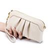 Textured pleated mother bag soft leather high value shoulder messenger bag first layer cowhide versatile women's clutch bag