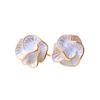 S925 Silver Needle Camellia Earrings - Elegant Light Luxury for Women