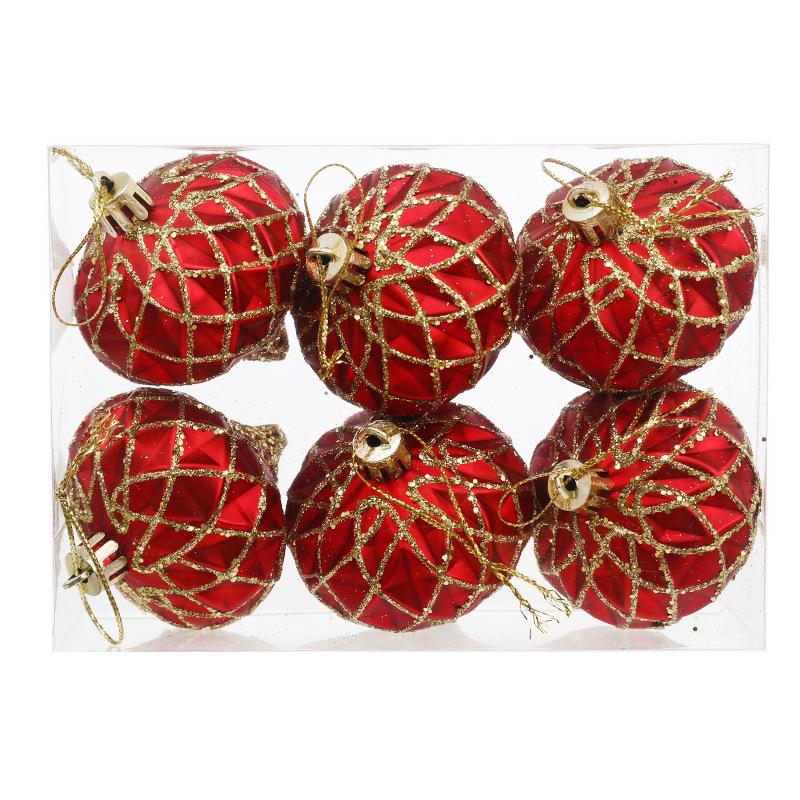 Hand-Painted Flat Candy Christmas Tree Ornament Set